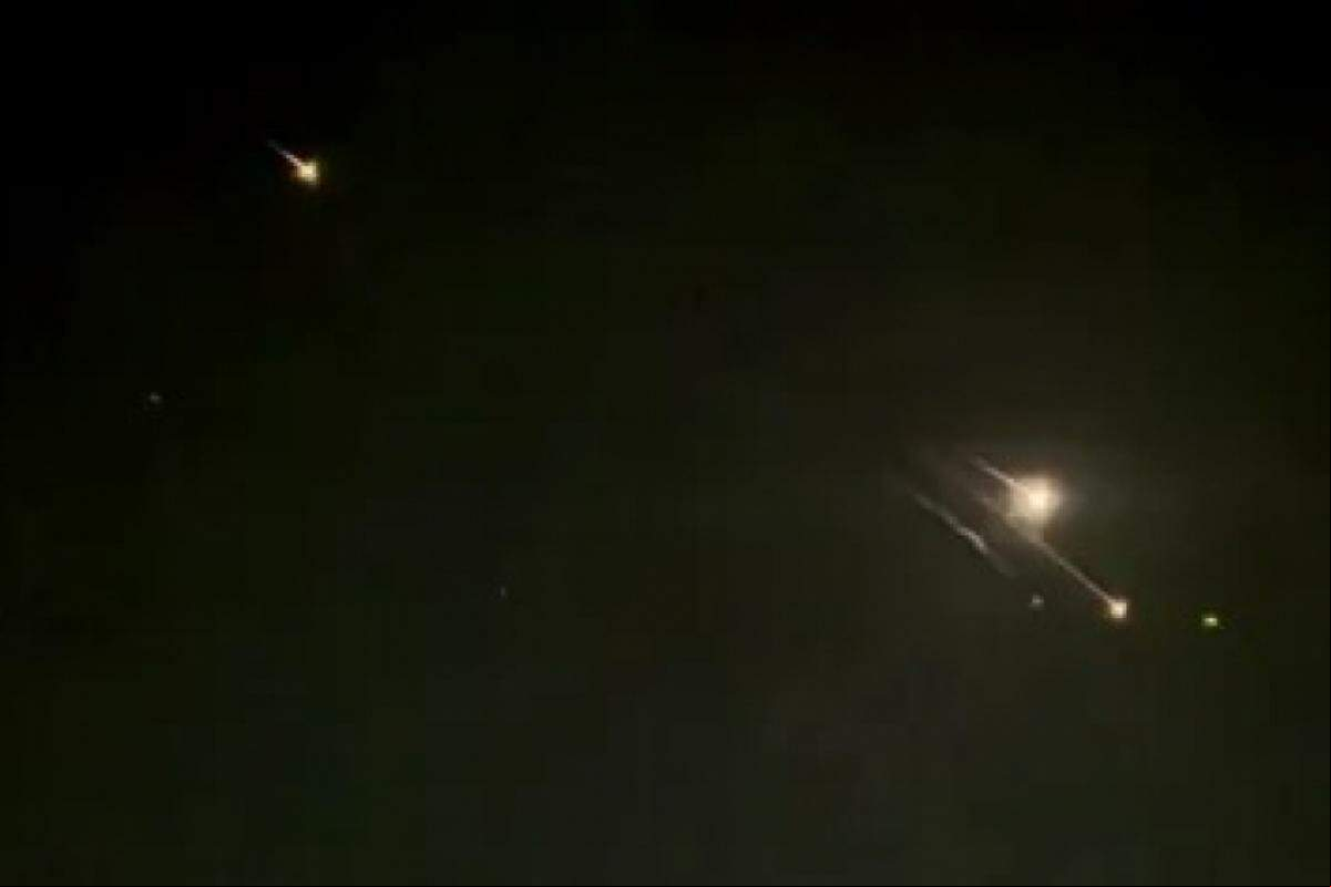 Mísseis foram vistos no céu de Jerusalém hoje